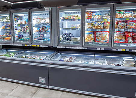 Food retail freezer