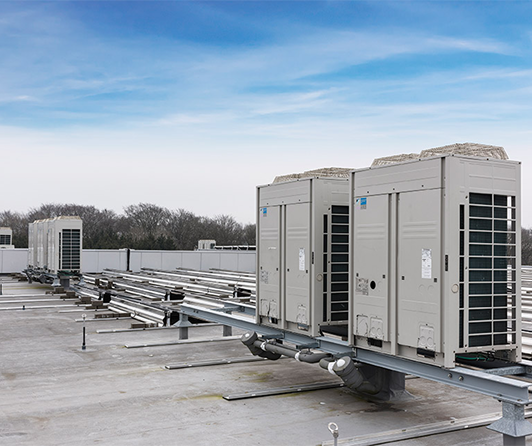 units on rooftop
