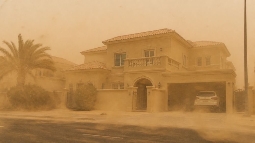The impact of sandstorms on your AC unit  and how to protect it