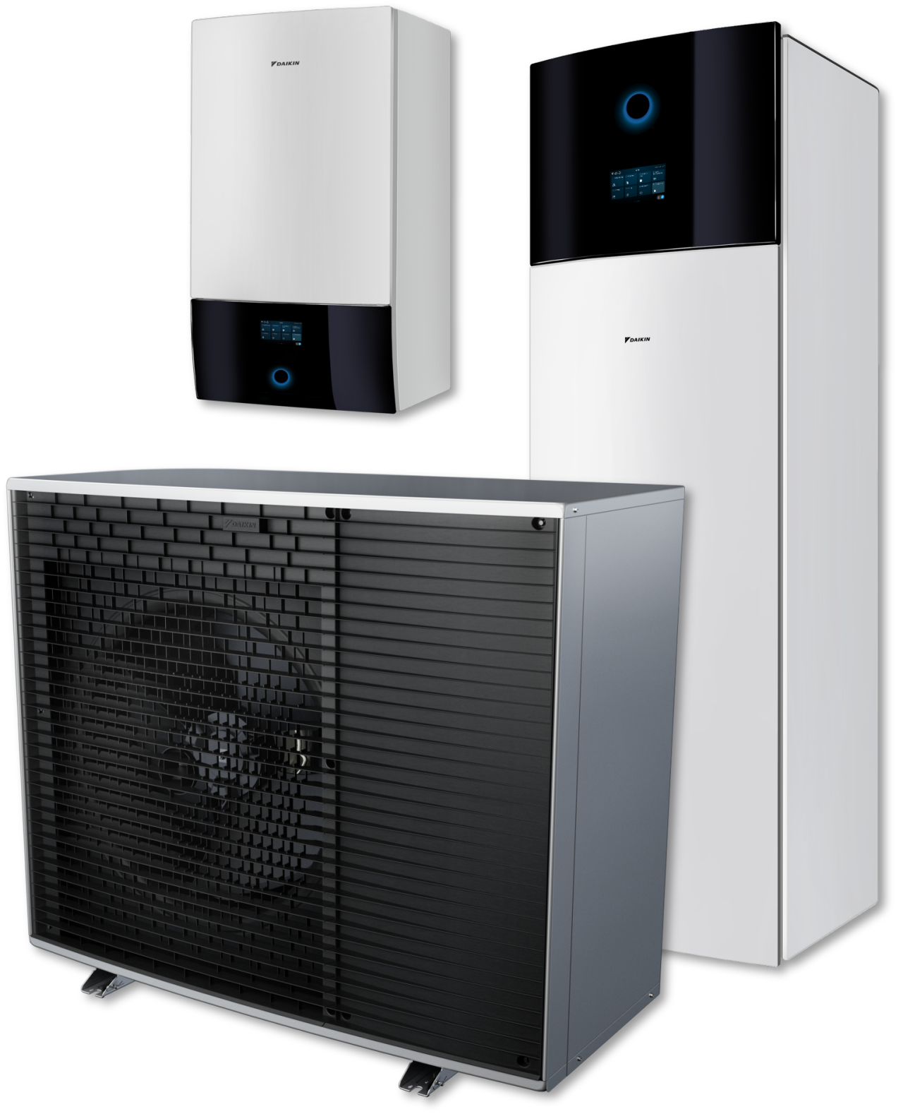 Group of Daikin Altherma 4H units