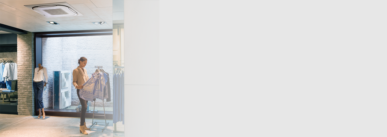 installation de cassette à soufflage circulaire - vente au détail